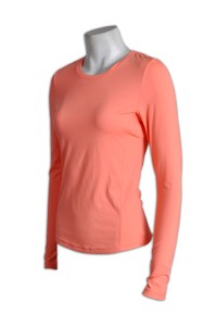 W160來樣訂做運動衫  訂購團體功能性運動衫  設計長袖運動t公司  T恤專門店HK    粉紅色